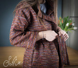 046 Soprabito kimono in tessuto chanel multicolor - Maestrale S14 Donna