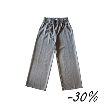 40 Pantalone palazzo in lana -  Bocciolo S07 Donna