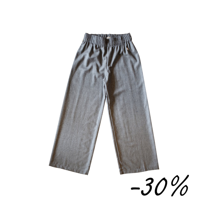 40 Pantalone palazzo in lana -  Bocciolo S07 Donna