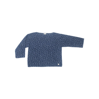 27 Maglia spalla scesa in misto cotone operato - Tenerezza S08 Donna