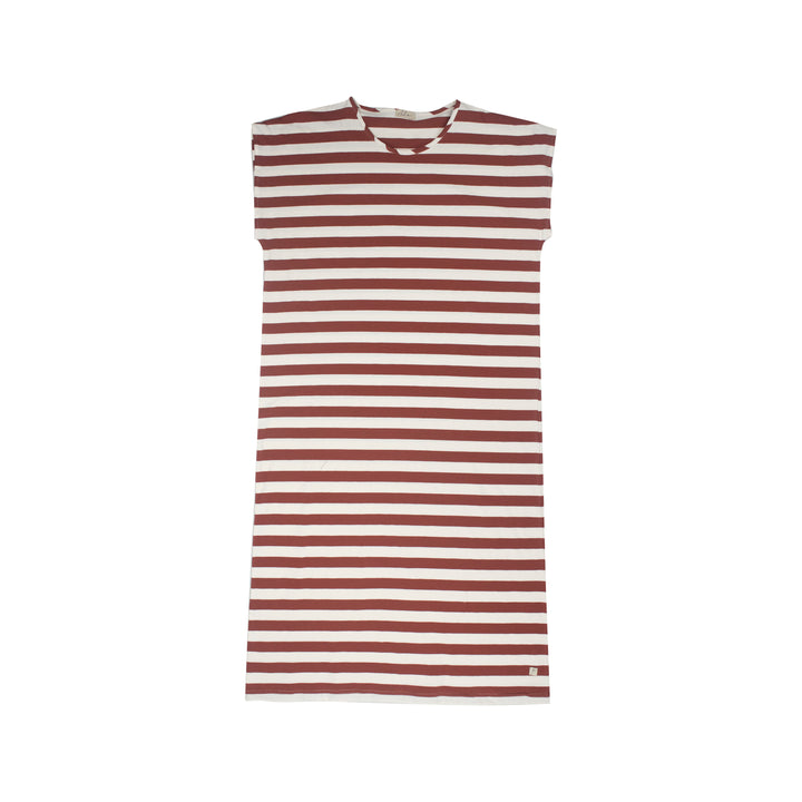 43 Abito lungo in jersey rigato -  Romantico S19 Donna