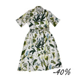 37 Abito-camicia lungo in popeline stampato -  Romantico S17 Donna