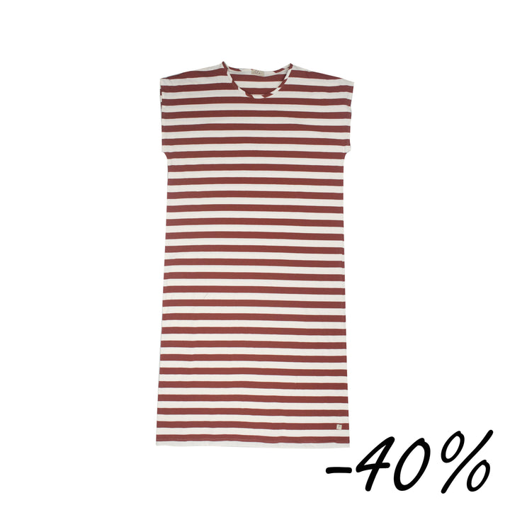 43 Abito lungo in jersey rigato -  Romantico S19 Donna
