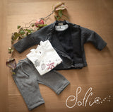 09 T-shirt manica lunga con rouche - Carezza W21-B
