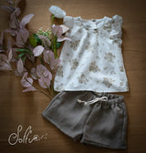 02 Camiciola in popeline stampa rose - Brezza S16