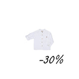 13 Camicia manica lunga coreana in lino -  Respiro S14-B