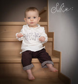 02 T-shirt manica lunga con rouche - Carezza W21-B