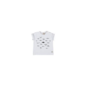 11 T-shirt di cotone dipinta a mano  