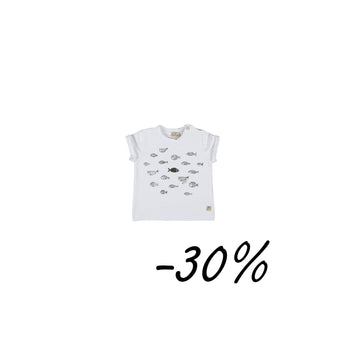 11 T-shirt di cotone dipinta a mano  