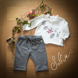 09 T-shirt manica lunga con rouche - Carezza W21-B