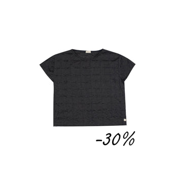 33 Blusa in shantung di seta nera -  Corolla S09 Donna