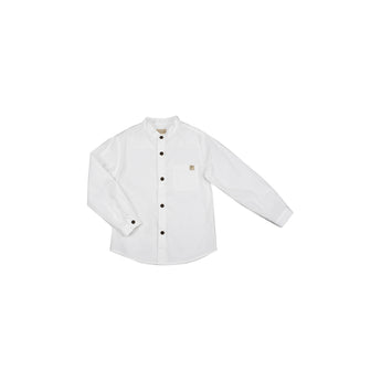23 Camicia manica lunga coreana in popeline - Respiro S14