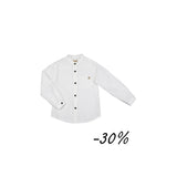 23 Camicia manica lunga coreana in popeline - Respiro S14