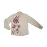17 Camicia manica lunga in cotone dipinta a mano  - Corolla W22 Donna