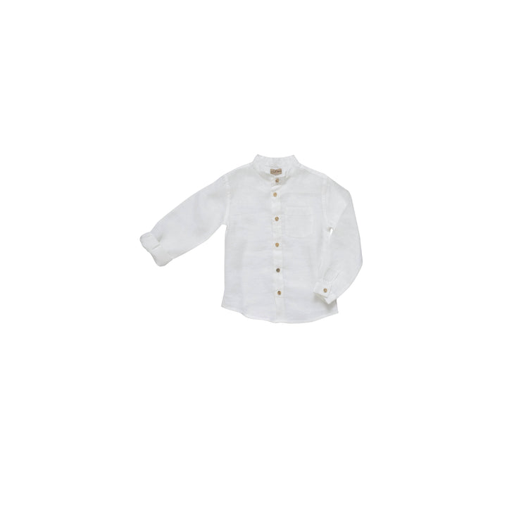 15 Camicia manica lunga coreana lino - Respiro S14