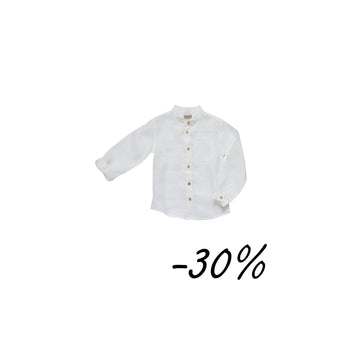 15 Camicia manica lunga coreana lino - Respiro S14
