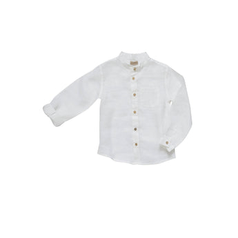 27 Camicia manica lunga coreana lino - Respiro S14