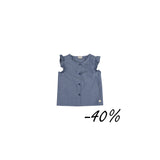 12 Camiciola manica aletta in chambray - Brezza S21
