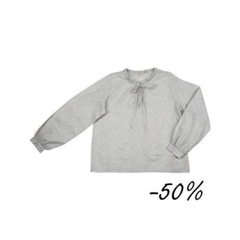38 Camiciola manica lunga in cotone stampato  - Corolla S15 Donna