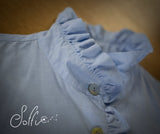 21 Camicia manica lunga in cotone con rouche  - Corolla S21 Donna