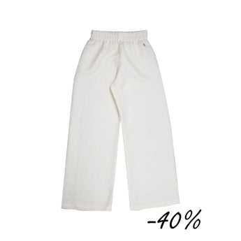 35 Pantalone palazzo in cotone-lino-seta -  Bocciolo S07 Donna