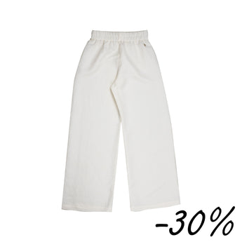 33 Pantalone palazzo in cotone-lino-seta -  Bocciolo S07 Donna