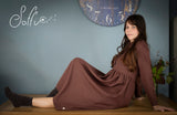 28 Abito lungo in lana jacquard -  Romantico W14 Donna