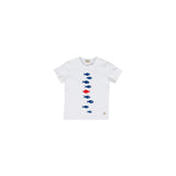 17 T-shirt dipinta a mano "pesci" - Zefiro S23