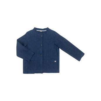 20 Giacca coreana in lino gessato -  Refolo S05 Donna