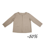 32 Giacchina morbida in cotone operato  - Maestrale S19 Donna