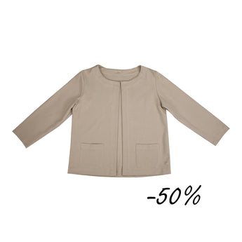 32 Giacchina morbida in cotone operato  - Maestrale S19 Donna