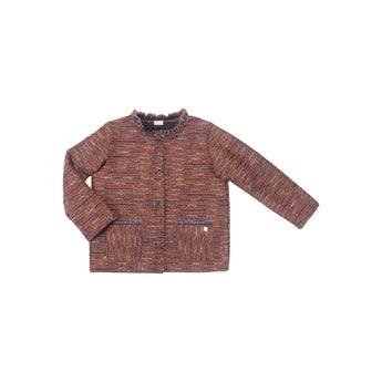 26 Giacchina morbida in tessuto multicolor  - Maestrale S20 Donna