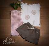 05 T-shirt dipinta a mano soffioni - Carezza S18