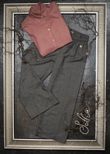 40 Pantalone palazzo in lana -  Bocciolo S07 Donna