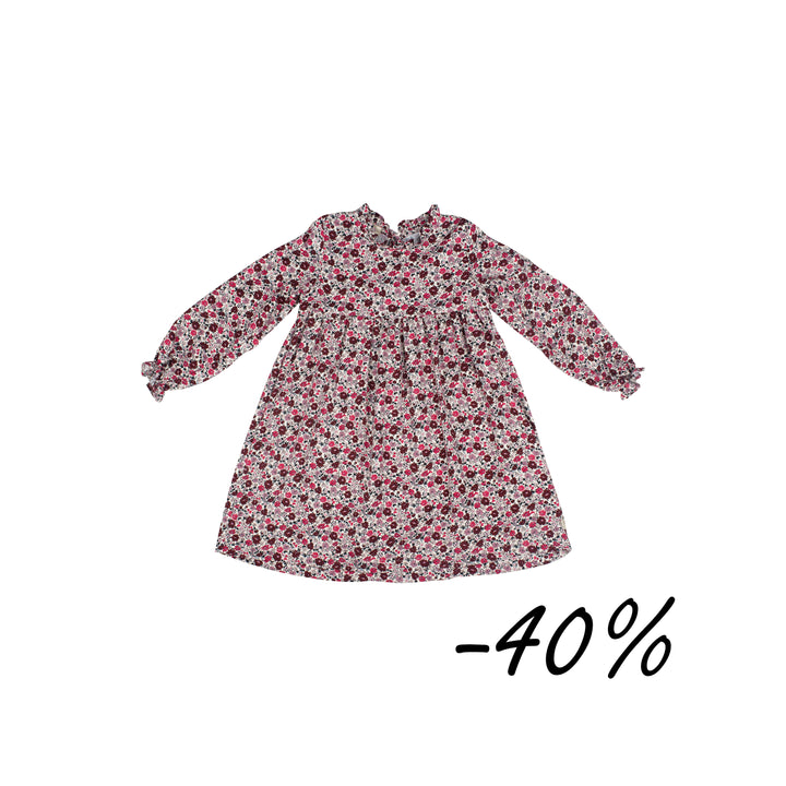 10 Abito in viscosa micro fiorellini -  Aria W44-J