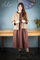 28 Abito lungo in lana jacquard -  Romantico W14 Donna
