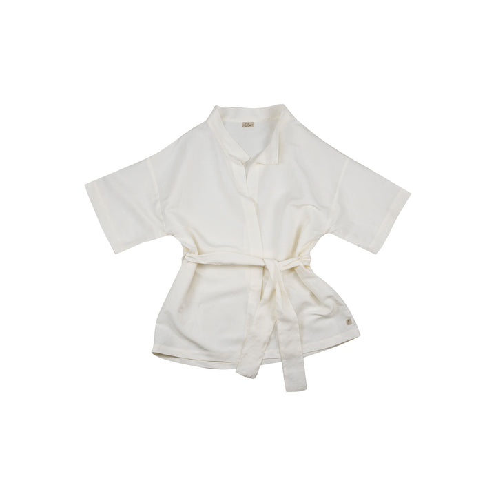 31 Kimono in cotone-lino-seta -  Maestrale S18 Donna