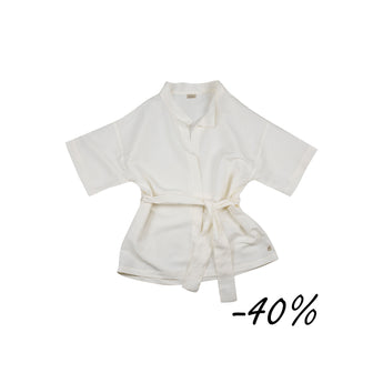 36 Kimono in cotone-lino-seta -  Maestrale S18 Donna