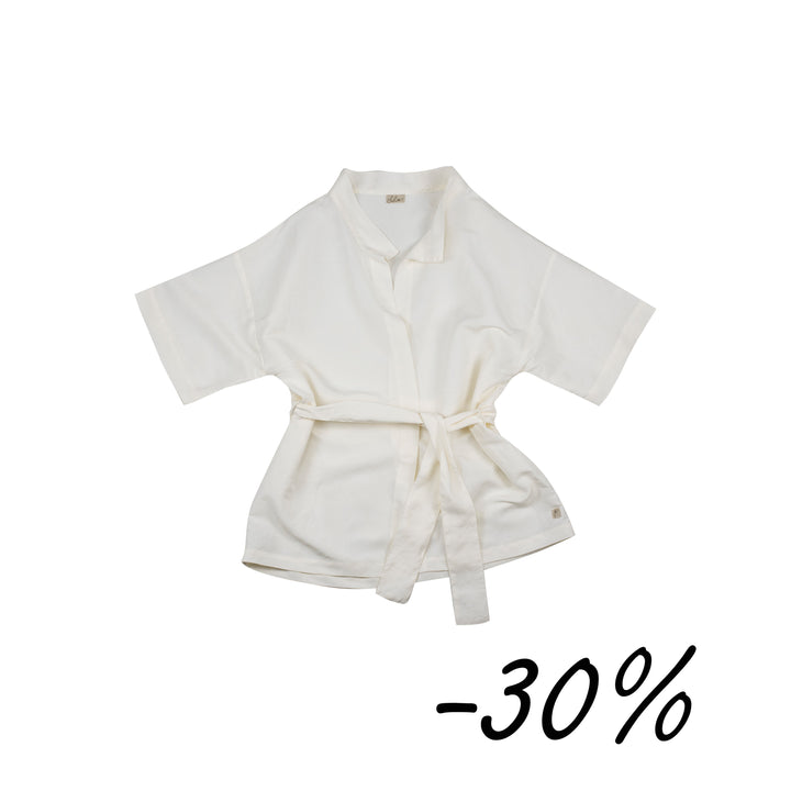 31 Kimono in cotone-lino-seta -  Maestrale S18 Donna