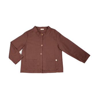 16 Giacca coreana in lana amaranto -  Refolo S05 Donna