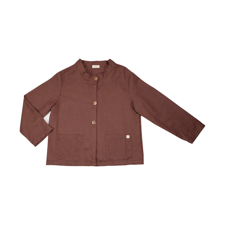 16 Giacca coreana in lana amaranto -  Refolo S05 Donna
