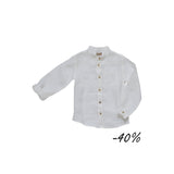 27 Camicia manica lunga coreana lino - Respiro S14