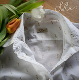050 Camicia manica lunga in cotone stampa tulipani  - Corolla S17 Donna