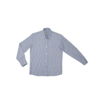 22 Camicia manica lunga in cotone righina  - Corolla S17 Donna