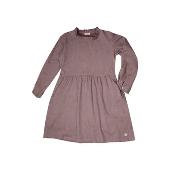 15 Abito midi in cotone garzato -  Romantico W18 Donna