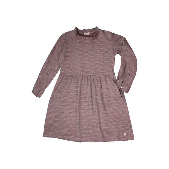 15 Abito midi in cotone garzato -  Romantico W18 Donna