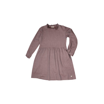15 Abito midi in cotone garzato -  Romantico W18 Donna