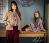 10 Abito in viscosa micro fiorellini -  Aria W44-J