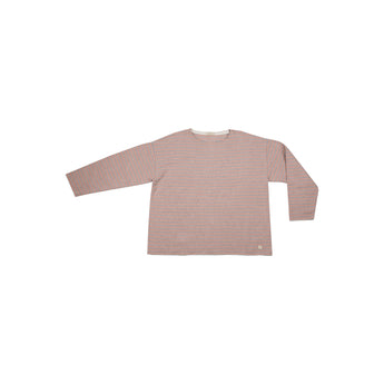 24 Maglia in cotone-lana rigata - Tenerezza W05 Donna