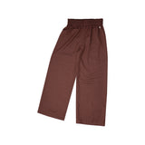 18 Pantalone palazzo in lana amaranto -  Bocciolo S07 Donna